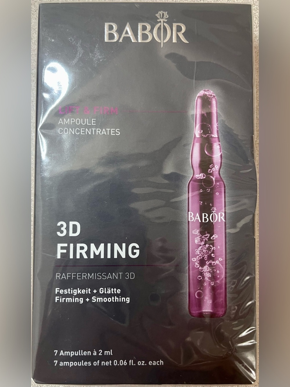 BABOR 3D Firming Lift & Firm Ampoule Concentrates 7 x 2ml NEW Sealed Anti-Aging